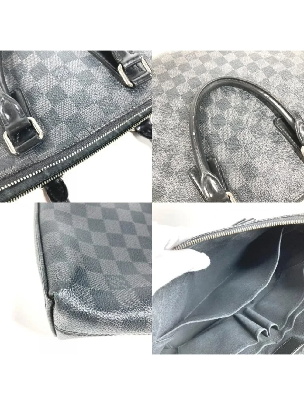 Louis Vuitton Business Bag Porte Documents Jour Pdj Damier Graphite Canvas Black